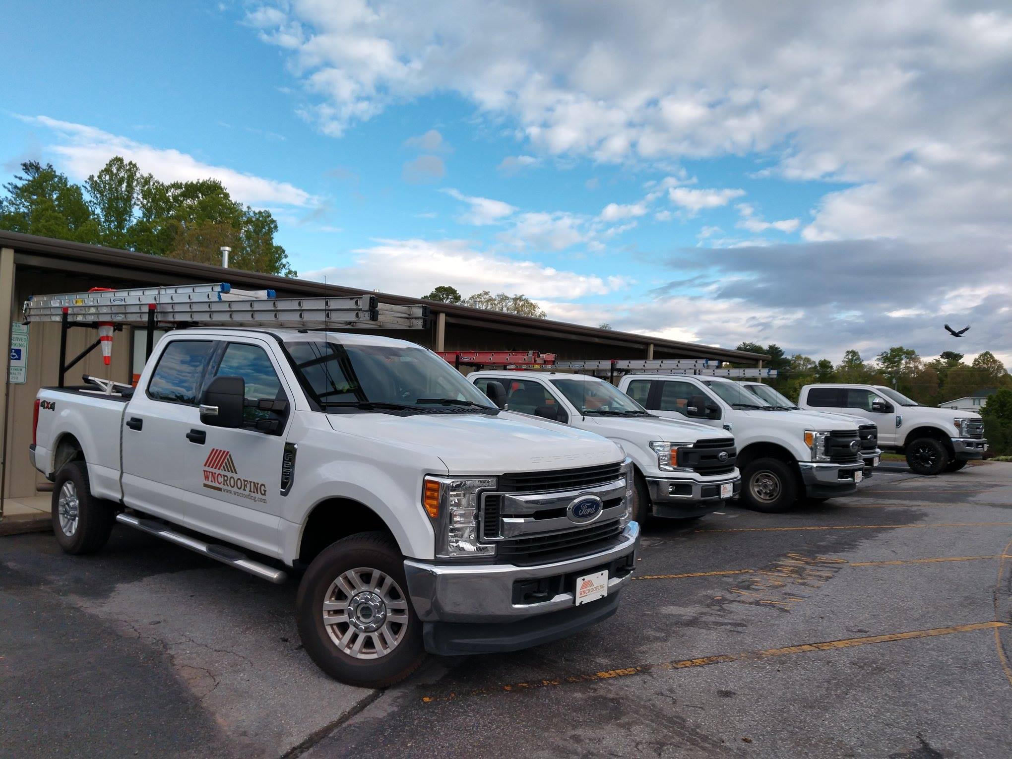 Commercial Roofing Trucks | WNC Roofing