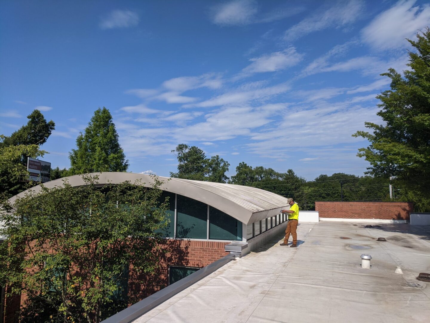 commercial roof inspection