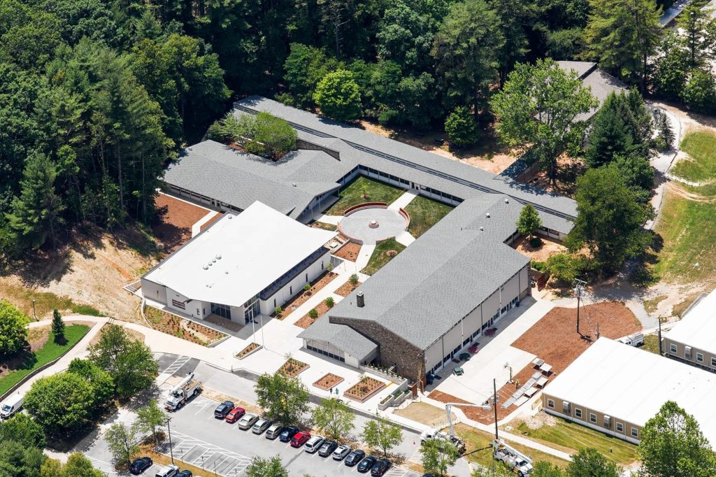 Roof replacement for the carolina day school in asheville, north carolina