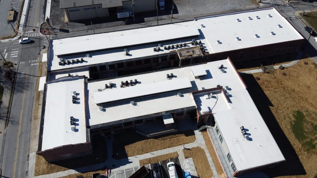 Greymill commercial roofing project