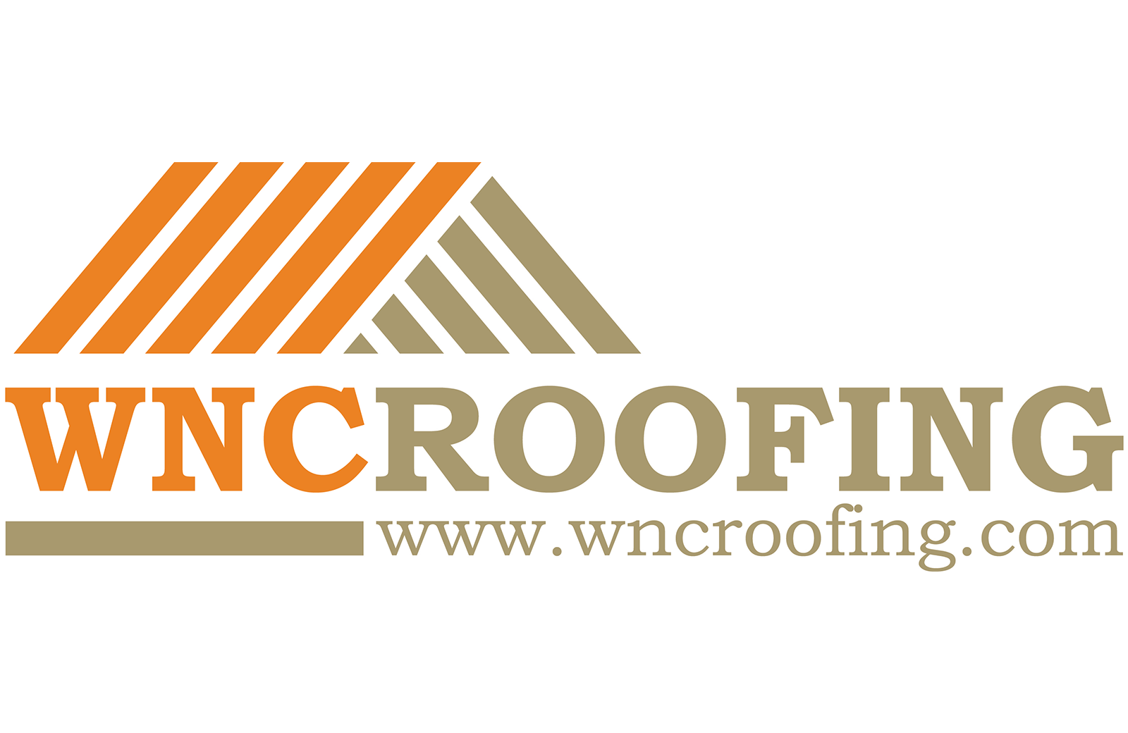Wnc roofing commercial roofing contractor logo