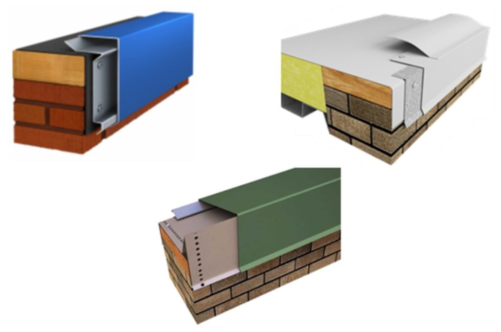 Roof edge metal examples