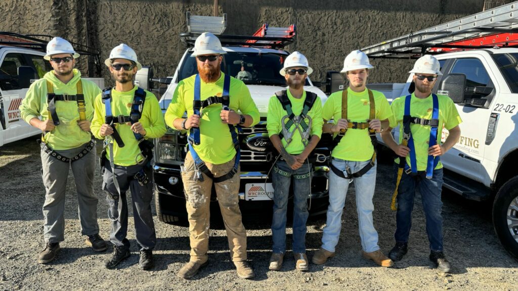 Wnc roofing service team