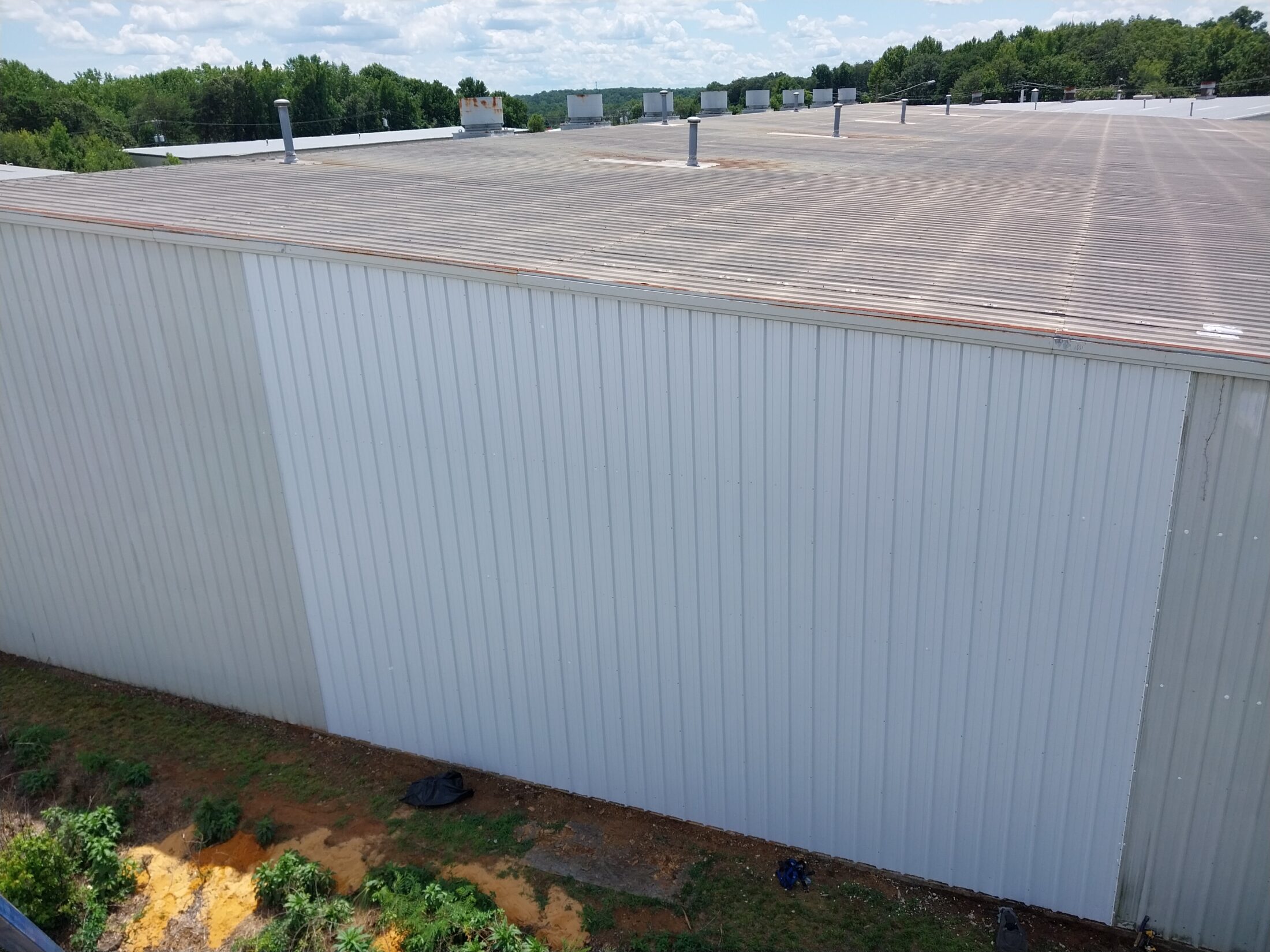 New metal wall panel replacement
