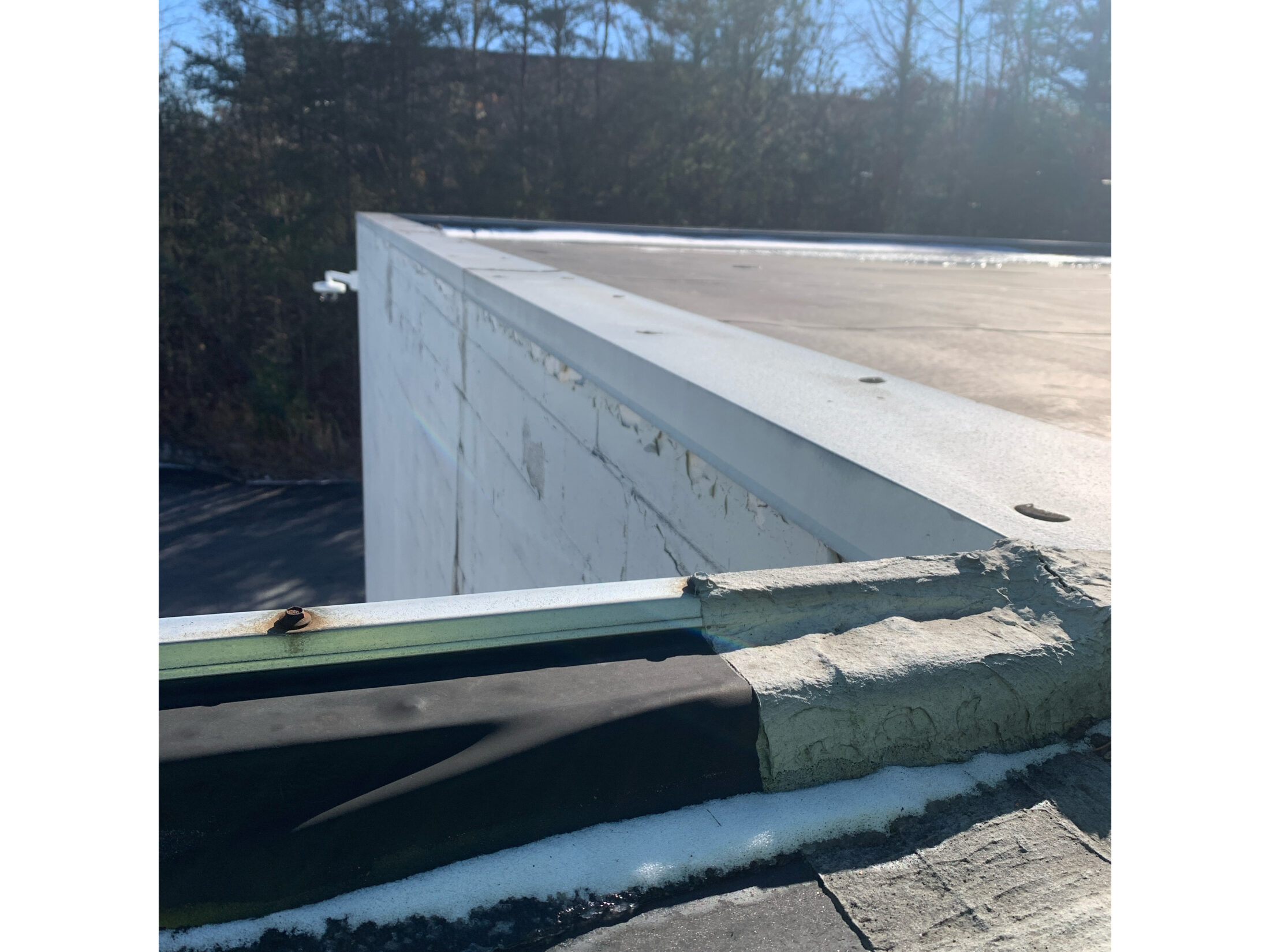 Old Worn out roof metal