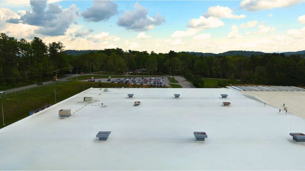 Owens minor completed industrial tpo roof replacement