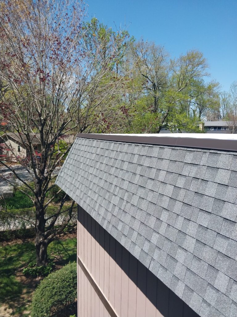 New edge metal to secure the edges of the new tpo roof