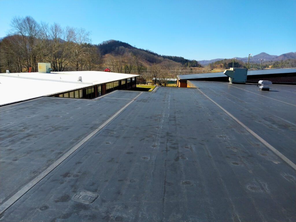 Original old EPDM roof that is about to get recovered