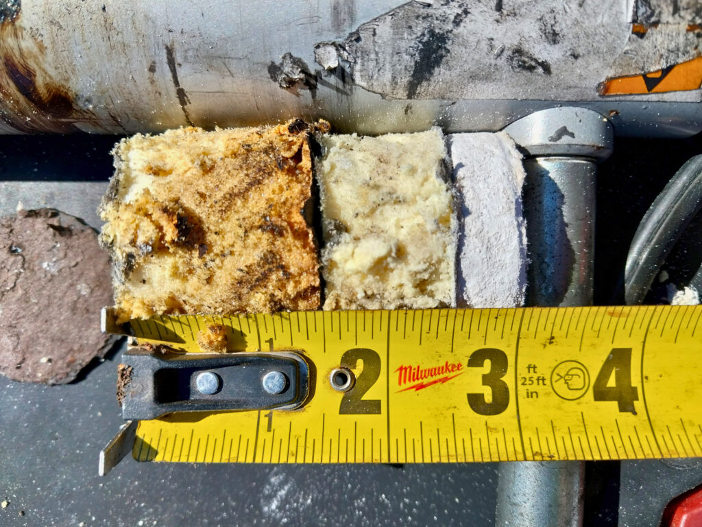 Dry Roof core that confirms that there is only 1 roof and it is a perfect candidate for a recover